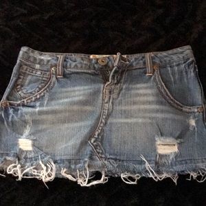 Denim Mini skirt -
